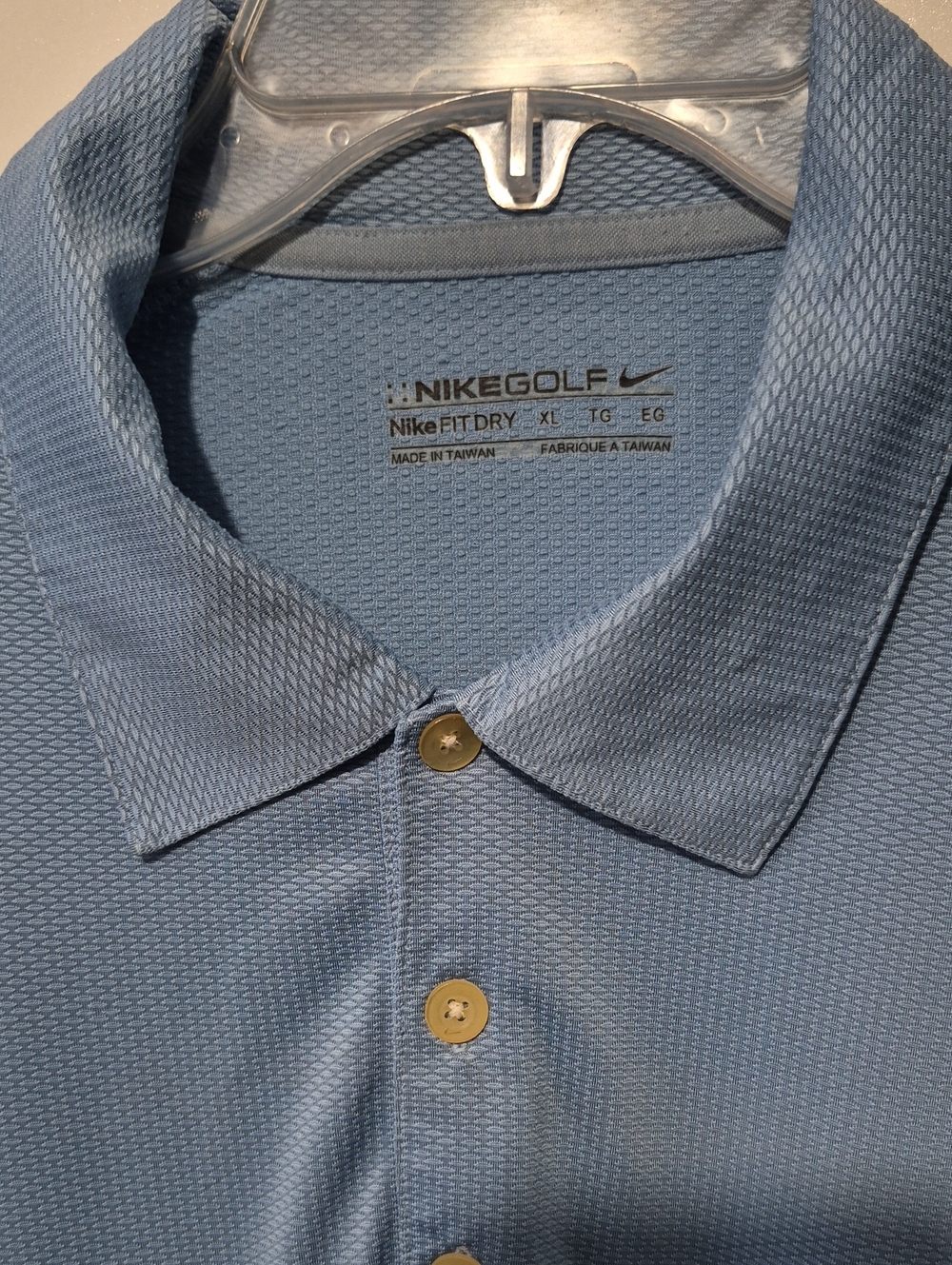Nike Light Blue Men's Golf Polo